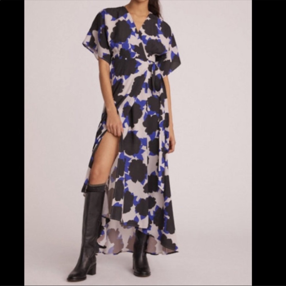 Hutch Geo Wrap Dress from Anthropologie size small